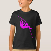 Pole Vaulting - Magenta T-shirt (Voorkant)