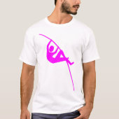 Pole Vaulting - Magenta T-shirt (Voorkant)