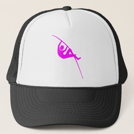 Pole Vaulting - Magenta Trucker Pet (Voorkant)
