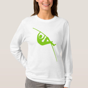 Pole Vaulting - Martian Green T-shirt