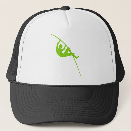 Pole Vaulting - Martian Green Trucker Pet (Voorkant)