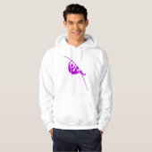 Pole Vaulting - Paars Hoodie (Voorkant volledig)