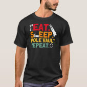 Pole Vaulting Pole vault Repeat Pole Vault   T-shirt (Voorkant)
