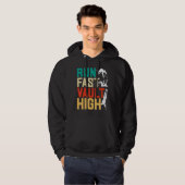Pole Vaulting Pole Vaulter Run Fast Vault High Hoodie (Voorkant volledig)