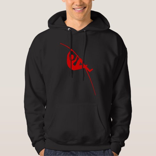 Pole Vaulting - Red Hoodie (Voorkant)