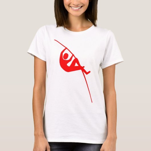 Pole Vaulting - Red T-shirt (Voorkant)