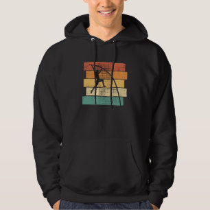 Pole Vaulting Retro Hoodie