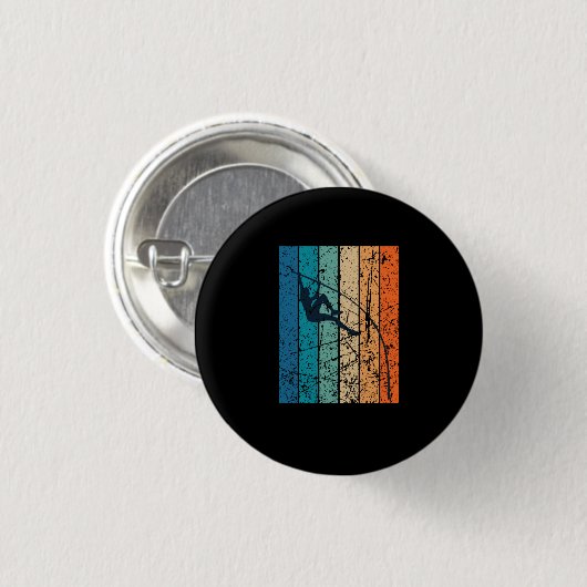 Pole Vaulting Retro Ronde Button 3,2 Cm (Voorkant /achterkant)