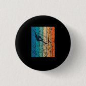 Pole Vaulting Retro Ronde Button 3,2 Cm (Voorkant)