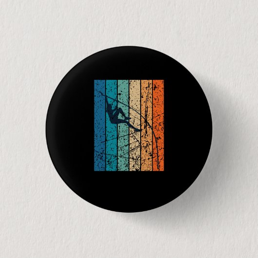 Pole Vaulting Retro Ronde Button 3,2 Cm (Voorkant)