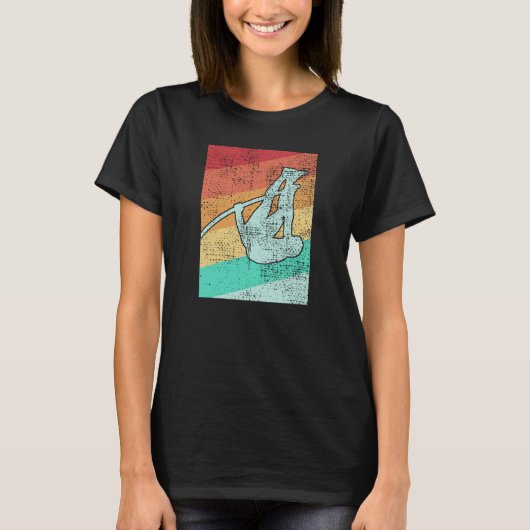 Pole Vaulting Retro T-shirt (Voorkant)