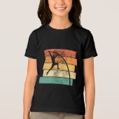 Pole Vaulting Retro Tri-Blend Shirt (Voorkant)