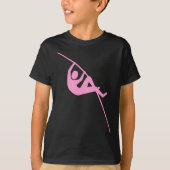 Pole Vaulting - Roze T-shirt (Voorkant)