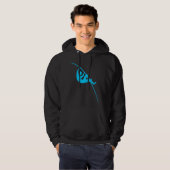 Pole Vaulting - Sky Blue Hoodie (Voorkant volledig)