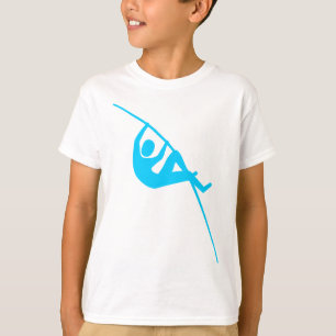 Pole Vaulting - Sky Blue T-shirt