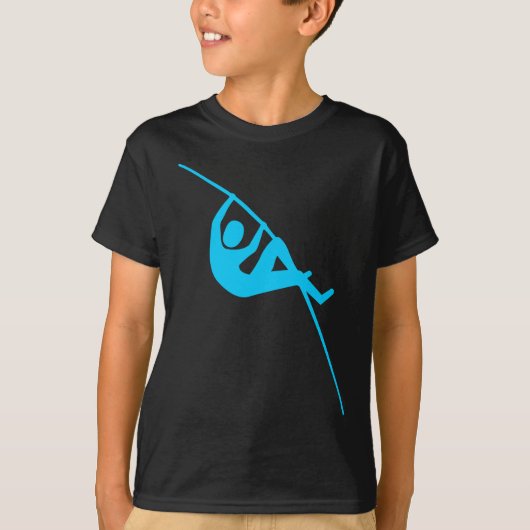 Pole Vaulting - Sky Blue T-shirt (Voorkant)