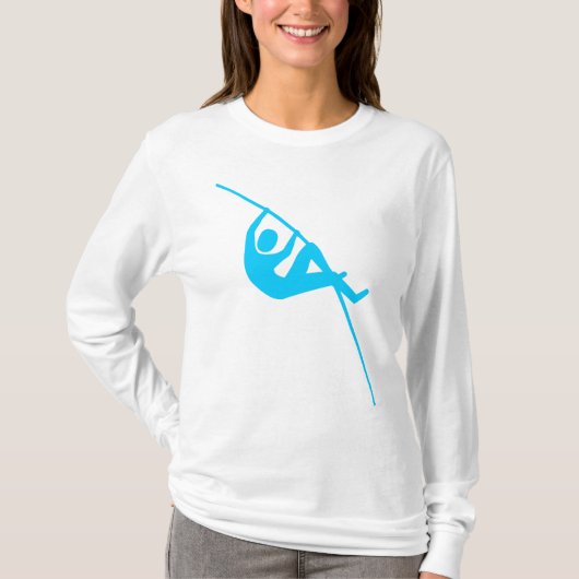 Pole Vaulting - Sky Blue T-shirt (Voorkant)