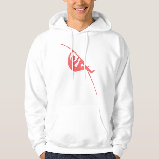 Pole Vaulting - Tropisch roze Hoodie (Voorkant)