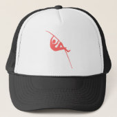 Pole Vaulting - Tropisch roze Trucker Pet (Voorkant)