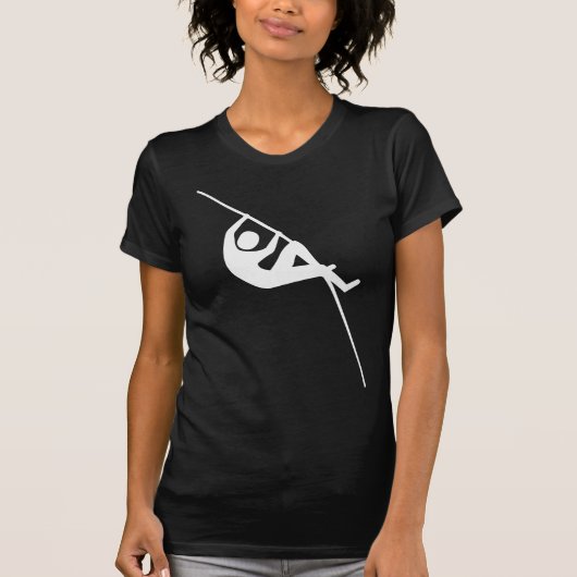 Pole Vaulting - Wit T-shirt (Voorkant)