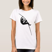 Pole Vaulting - zwart T-shirt (Voorkant)