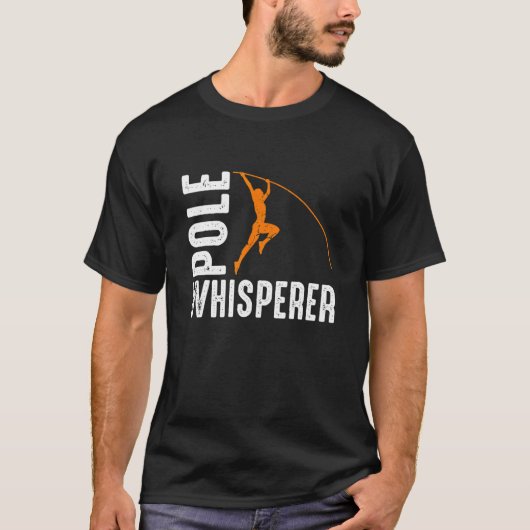 Pole Whisperer Pole Vaulter T-shirt (Voorkant)