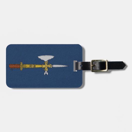 Poleaxe van Edward IV Bagagelabel (Voorkant horizontaal)