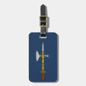 Poleaxe van Edward IV Bagagelabel (Voorkant verticaal)