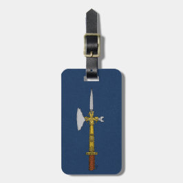 Poleaxe van Edward IV Bagagelabel