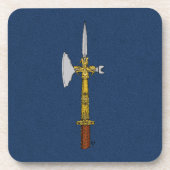 Poleaxe van Edward IV Drankjes Onderzetter (Voorkant)