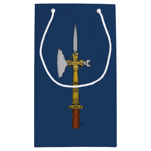 Poleaxe van Edward IV Klein Cadeauzakje (Achterkant)
