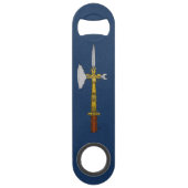 Poleaxe van Edward IV Speed Flessenopener (Achterkant)