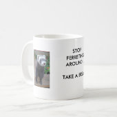 Polecat ferret koffiemok (Voorkant links)