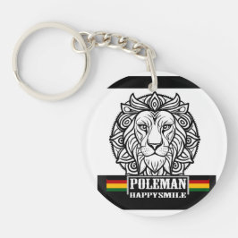 Poleman BUATTA sleutel gelukkig Sleutelhanger