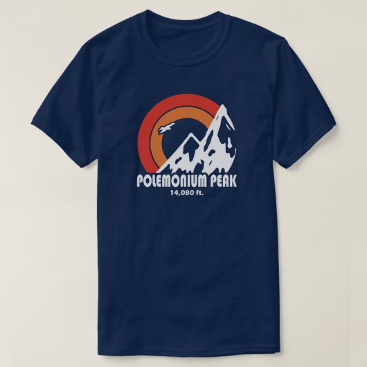 Polemonium Peak California Zon Eagle T-shirt (Design voorkant)
