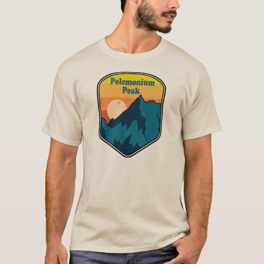 Polemonium Peak California Zonsopgang T-shirt (Voorkant)