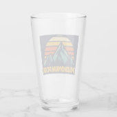 Polemonium Peak Californië Retro Turquoise Glas (Achterkant)
