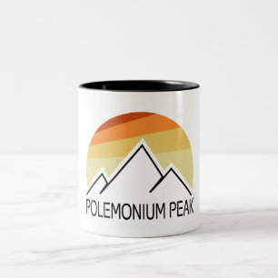 Polemonium Peak Californië Retro Tweekleurige Koffiemok