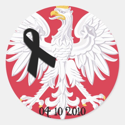Polen 04/10/2010 ronde sticker (Voorkant)