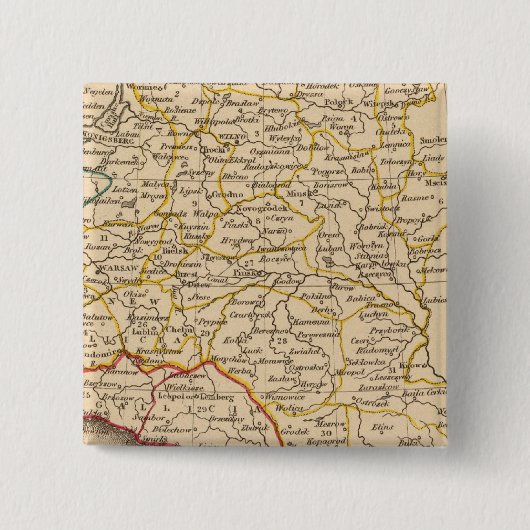 Polen, 1772 vierkante button 5,1 cm (Voorkant)