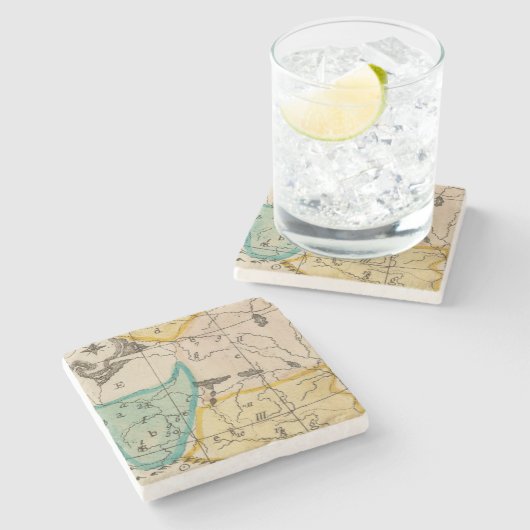 Polen 6 stenen onderzetter (Zijkant)