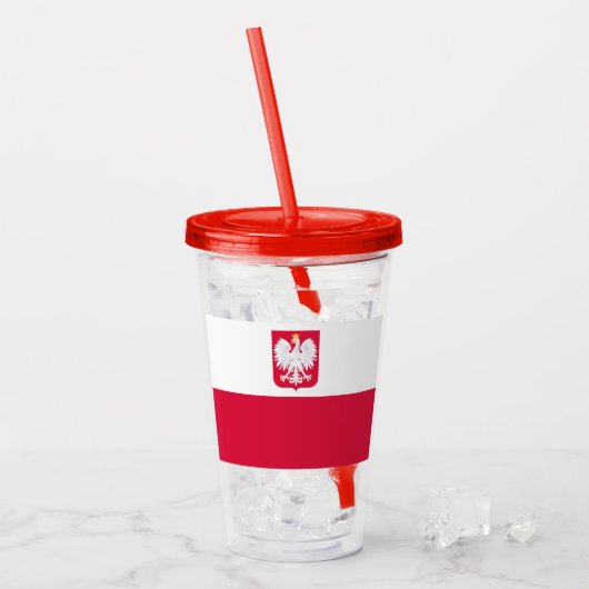 Polen Acryl Drinkbeker (Voorkant ijs)