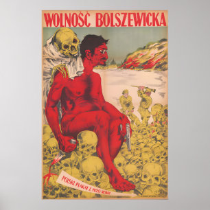 Polen Anti-communistische propagandaposter jaren 1 Poster