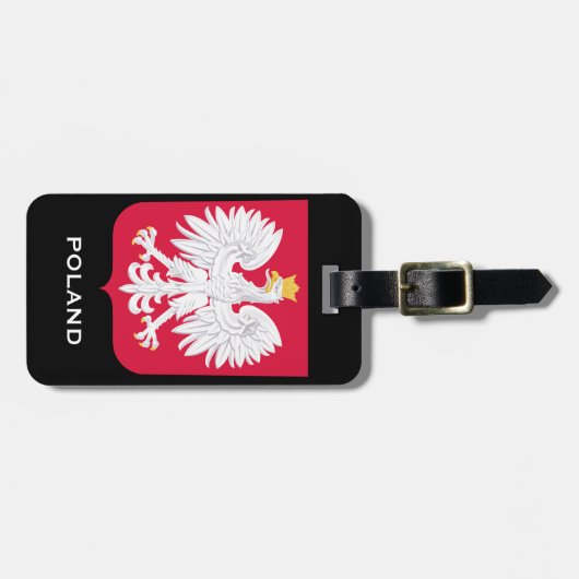 POLEN Bagagelabel/POLSKA Bagażu Bagagelabel (Voorkant horizontaal)