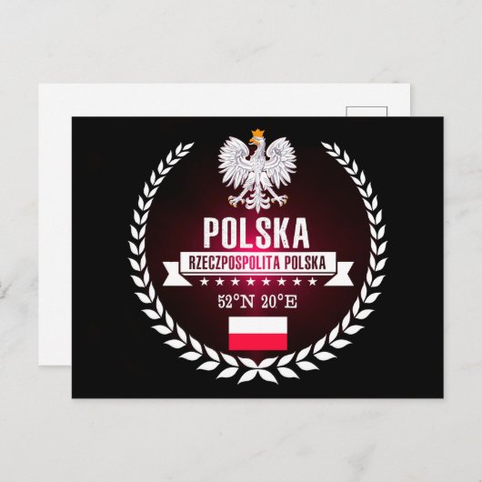 Polen Briefkaart (Voorkant / Achterkant)