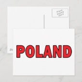 Polen Briefkaart (Voorkant / Achterkant)