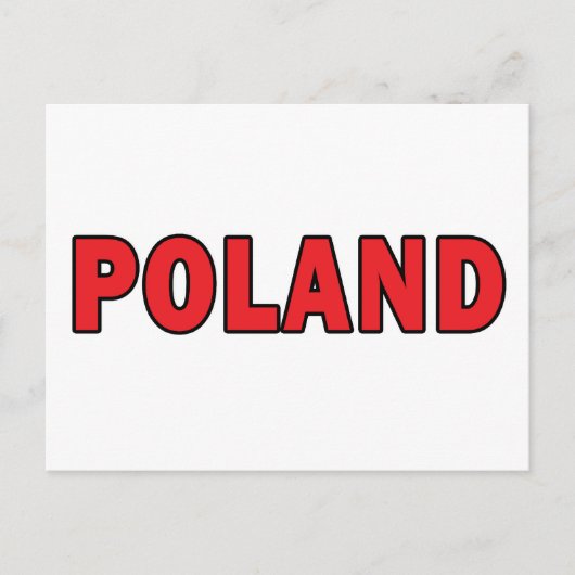 Polen Briefkaart (Voorkant)