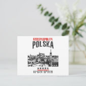 Polen Briefkaart (Staand voorkant)