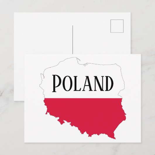 Polen Briefkaart (Voorkant / Achterkant)