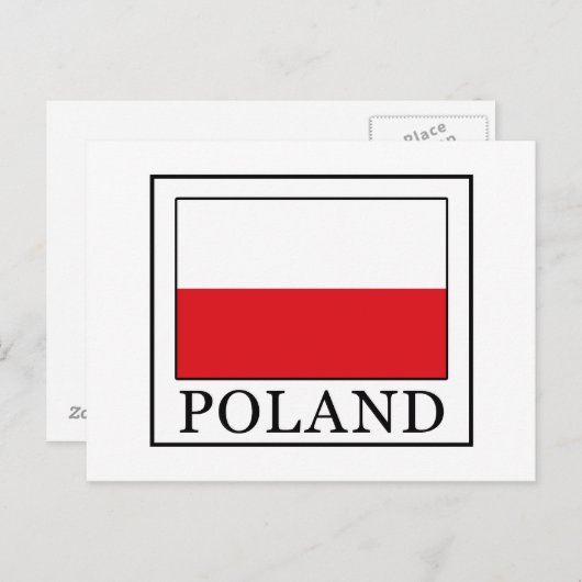 Polen Briefkaart (Voorkant / Achterkant)
